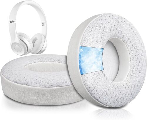 Cooling Gel Foam Cushion Pads for Beats Solo 2 & Solo 3 Wireless On-Ear Headphones, Ear Pads with High Density Insulation Foam to Reduce Noise
