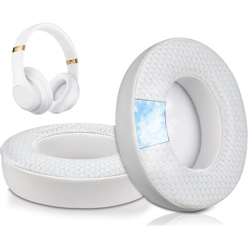 LORANKA-Gel de Refroidissement Mousse Coussin Coussinets pour Beats Studio 2 & Studio 3 Filaire et sans Fil Casque, Coussinets avec Mousse d'isolation Acoustique Haute densité