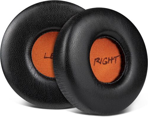 Professionnels Mousse Coussin Coussinets pour Jabra Revo Wireless Bluetooth/Filaire Casque, avec Cuir Protéique Plus Doux et Mousse d'Isolation Phonique