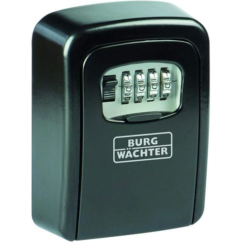 Coffre-Fort À Clés Avec Code 4 Chiffres Pour Un Usage Intérieur Ou Extérieur,Sécurisé,Grand Format,Montage Mural,Key Safe 40 Sb,Noir