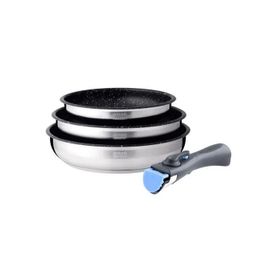 Set De Poeles 20/24/26cm Amovible Am9728
