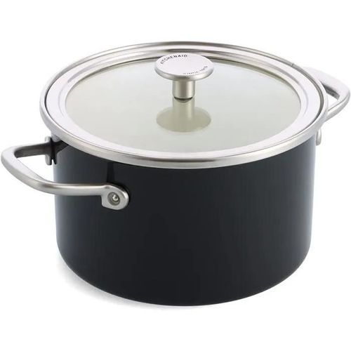 Kitchenaid Steel Core Enamel Faitout 20cm3.7 Litre, Noir Onyx