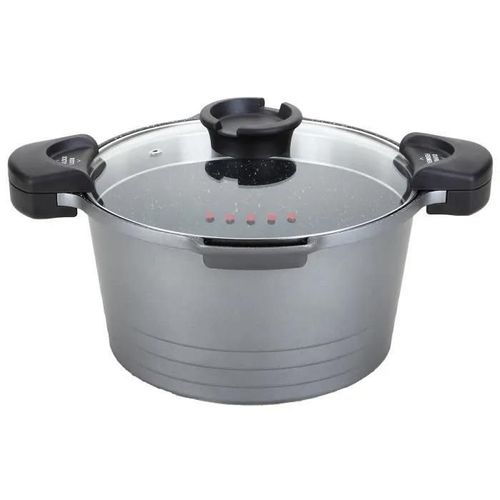 Cuiseur à pâtes - ROSSETTO - 28cm - 8L - Revêtement anti-adhérent - Fonte d'aluminium