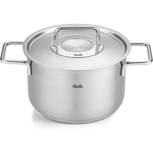 Fissler Collection Pure Faitout En Acier Inoxydable (20 Cm, 3,6 L) Avec Couvercle Metallique Et Graduation Interieure, Compatible In