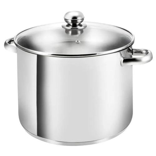 Type : Cocotte Haute (Convient Aux Plaques À Induction) Avec Couvercle En Verre - Pour La Cuisine Familiale ; Dimensions :