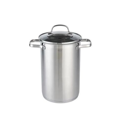 Rösle Elegance Cuit-Pâtes- Cuit-Asperges, Faitout, Marmite, Cocotte, Acier Inoxydable, Transparent, 16 Cm, 13198