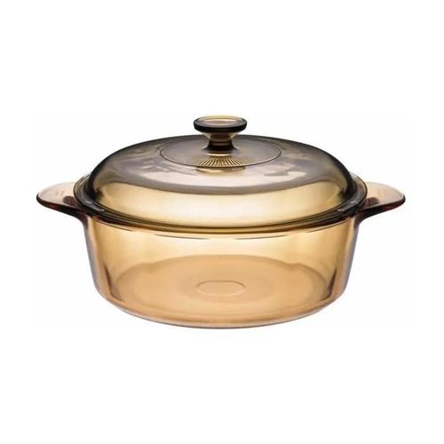 Visions - Cocotte En Verre Avec Couvercle Ambré 3.25l 1 Unité