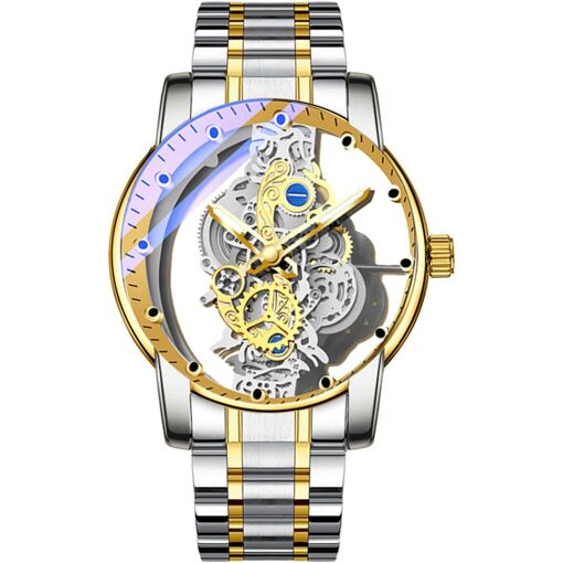Montre Homme Luxe à Quartz XINEW - Bracelet Cuir, Neuve (pile Incluse) Sans Emballage
