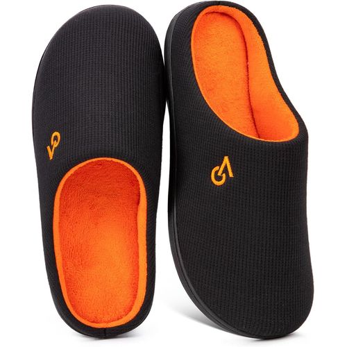 Jfkjg-Veracosy Hommes Chaussons À Mémoire De Forme Bicolore