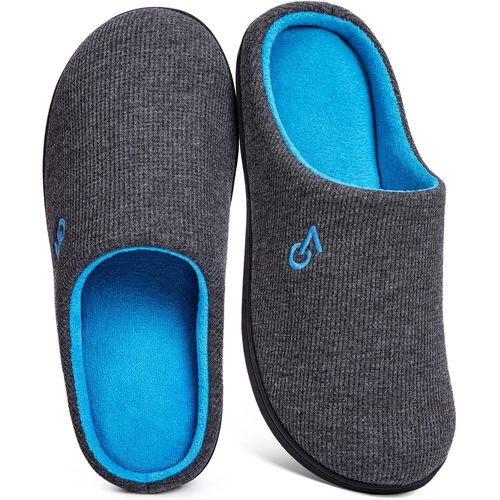 Ersan-Hommes Chaussons À Mémoire De Forme Bicolore