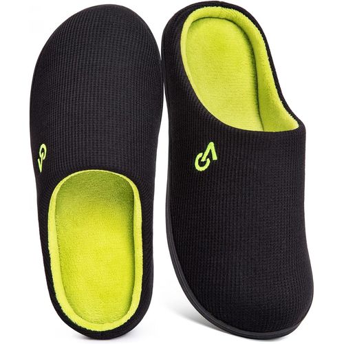 Ersan-Hommes Chaussons À Mémoire De Forme Bicolore