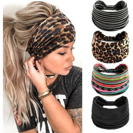 IYOU Serre-tête Tendance Noué En Polyester Pour Femmes Et Filles (3