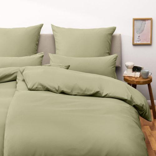 Tianyi-Housse De Couette 140x200 + Taie D'oreiller 40x80cm- Vert Olive