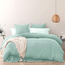 Uiiuy-Housse De Couette 240x260 Vert Olive Couleur Unie Modern Toucher Coton Parure De Lit Adulte 2personnes Plus Doux Et Plus Confortable Linge De Lit 1 Taie D'oreiller 65x65cm Avec Fermeture Eclair
