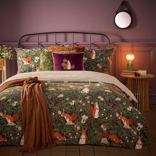 Sjzg-Ensemble De Couette Pineberry Forest Woodland - Multicolore - Double