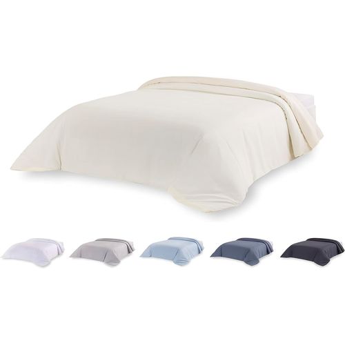 Tzf-Housse De Couette En Microfibre Pour Couette Au Toucher Extra Doux (Beige - Lit 80/90-150 X 220 Cm).