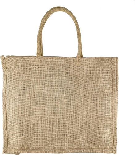 SJZG-Eko Sac Toile De Jute 42X36Cm - 100% Jute Shopper, Sac Cabas Shopping, Naturel Sacs - Robuste Et Grand