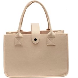 GJHGF-1 Pièces Sac Cabas Courses en Feutre Petit Panier de Courses (30cm*20cm*18cm)