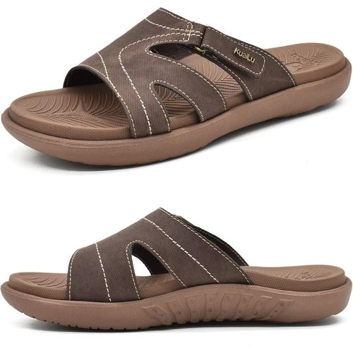 Utigh-Claquette Femme Orthopédique Mode Legere Soutien Plantaire Sandales Reglables Confort Yoga Mat Été Plage Piscine Douche Mules