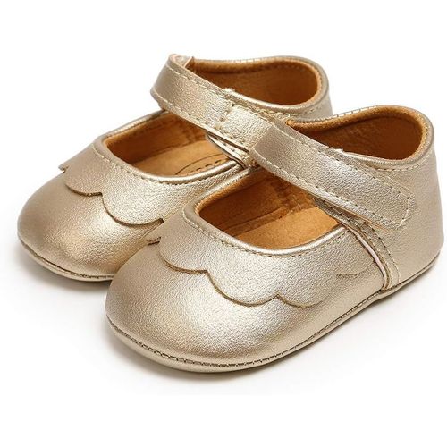Utigh-Chaussures Bébé Fille Chausson Souple Chaussure Premiers Pas Bébé Antidérapants 0-18 Mois