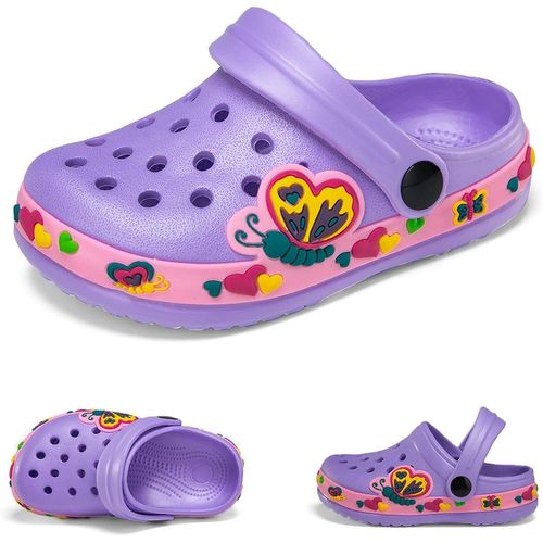 Utigh-Sabots Mules Enfant Pantoufles Été Respirant Chaussures De Jardin Fille Garçon Dinosaure Sandales De Plage Maison Antidérapant Chaussons
