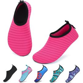 Utigh-Enfant Chaussures Aquatiques Fille Garçon Chaussons De Plongée Chaussettes D'eau Pour Sports Nautiques Piscine Et Plage Natation Surf Voile Mer Rivière