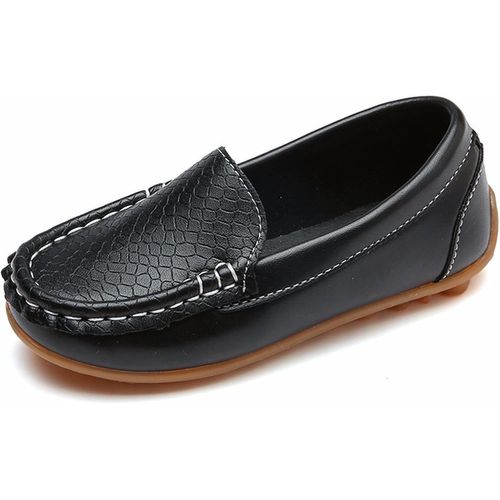 Utigh-Mocassins Pour Enfant Cuir Bateau Chaussures Garçon Mode Oxford Chaussures Fille Décontracté Confortable Mocassin Plates Loafers