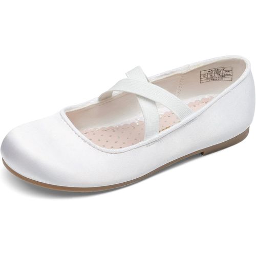 Utigh-Kids Ballerines Filles Mary Jane Chaussures De Plates Élégantes Princesse Fêtes Ballerine À Enfiler Angie-2