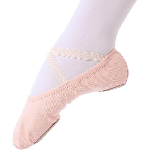 Utigh-Chaussures De Danse Classique Chausson De Danse Toile Demi Pointe Pantoufle De Ballet Chaussure De Ballet Pour Fille Enfants Femme
