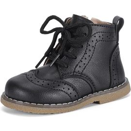 Utigh-Bottines Garçon Fille Bottes Enfant Plates Antidérapant Ankle Boot 21-29 Eu