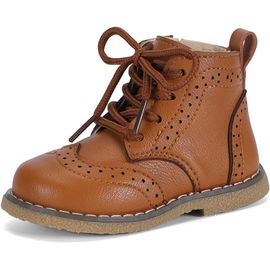 Utigh-Bottines Garçon Fille Bottes Enfant Plates Antidérapant Ankle Boot 21-29 Eu