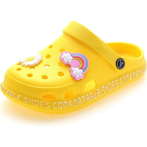 Utigh-Enfant Mules Et Sabots Mixte Sandales De Plage À Enfiler Légère Chaussures Été Antidérapant Pantoufles Clog Chaussons Pour Fille Garçon Pour Piscine De Jardin