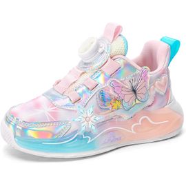 Utigh-Baskets Pour Fille Chaussures De Course Mignonnes Chaussures De Sport Confortables Respirantes Légères Chaussures De Jogging Eu27-37