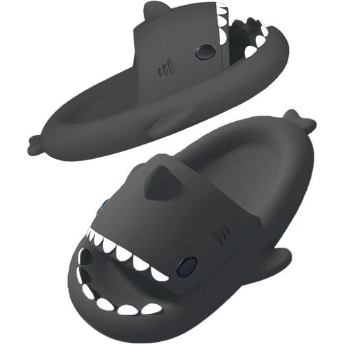 Utigh-Claquettes Requin Femme Homme, Chaussons De Maison Piscine Et Plage Confortable Enfant, Pantoufles De Bain Et Douche Antidérapantes, Chaussures De Requin