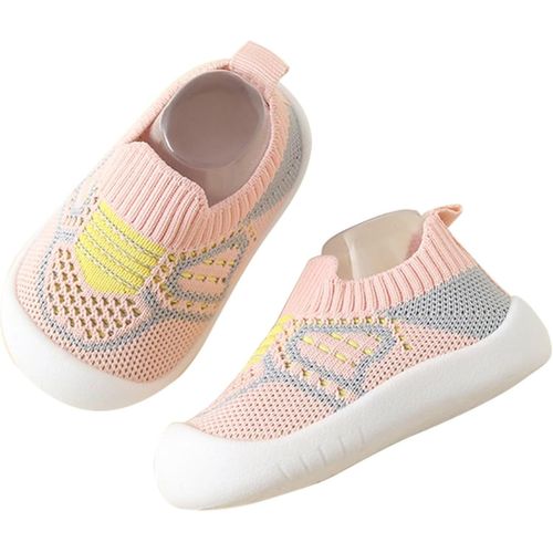 Utigh-Chaussure Bébé Fille Garçon Premier Pas Chaussons De Marche Pour Bébés Chaussons Respirants Antidérapants Enfant Baskets