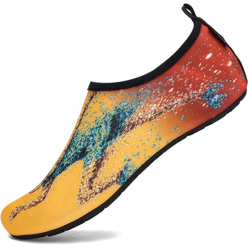 Kjakl-Homme Femme Chaussures D'eau De Sport Eté Aquatique Séchage Rapide Plage Surf Yoga Chaussons De Nager Aqua Water Shoes Taille 36-47 Eu