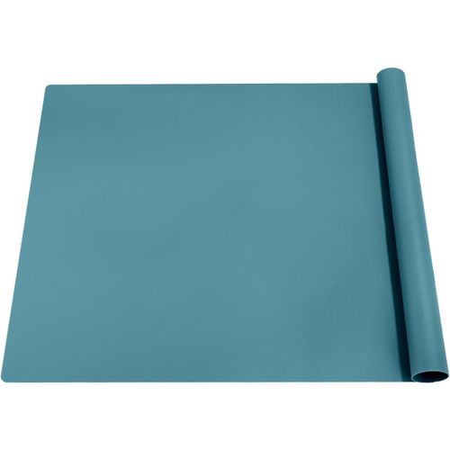 Kjakl-Tapis Silicone 70x50 Cm, Tapis Silicone Resine Epoxy, Antiadhésif Tapis En Silicone Pour Resine Epoxy, Résistant À La Chaleur Antidérapant Tapis De Table Pour Fabrication(Vert Modilan)