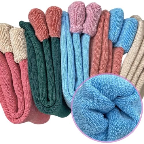 Kalanka-5 Paires Chaussettes Thermiques Pour Hommes Et Femmes, Taille 35-42, Chaussettes D'hiver Épaisses Et Chaudes Pour Temps Froid
