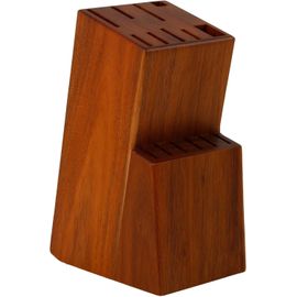 Hdkha-Porte-Couteaux De Cuisine 15 Pièces. Support De Couteaux De Cuisine Fabriqué En Bois Massif. Tacoma Sans Couteaux Robuste Et Élégant. Cheville Couteaux De Cuisine Avec Support Pour Ciseaux (Aca