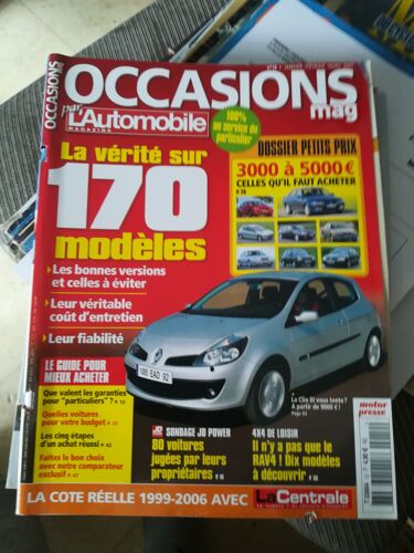 Occasions Mag 12 De 2007 Peugeot 206 1.6 Hdi 110 Sport,Clio 1.5 Dci 100 Sport Dyn,Seat Ibiza 1.9 Tdi Sport,C3 1.4i Sx Pack Clim,Ford Fiesta 1.4 Ghia,Clio 1.2 16v Ex,Ford Focus Tdci,Peugeot 307 Hdi,Gol