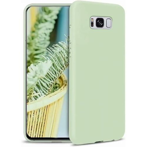 KALANKA-Compatible avec Huawei Mate 20 Pro Coque de Protection Silicone Liquide Très Mince Antichoc Étui de Protection Anti-rayures Protection Étui pour Téléphone+1 Protecteur D'écran Gratuit - (Vert
