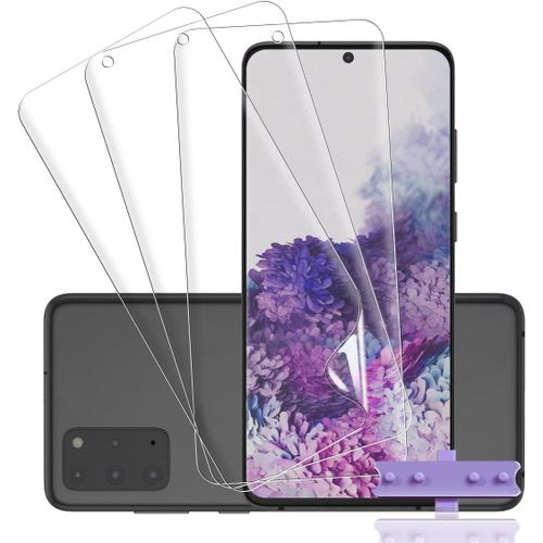 Protection D'écran Compatible Avec Samsung Galaxy S20 Plus (Pas Verre Trempé) Film Tpu Flexible 3 Pièces, Hd/Anti-Rayures 3d Full Coverage Protection Écran Pour Samsung Galaxy S20 Plus