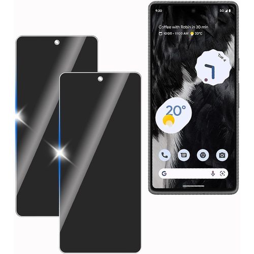 Lot De 2 Verres Trempés Vie Privée Pour Google Pixel 7 ¿ Filtre Anti-Espion, 9h Anti-Rayures, Sensibilité Tactile, Anti-Bulles, Revêtement Oléophobe