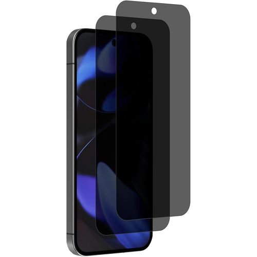 Protecteur D'écran Verre Trempé Confidentialité Pour Google Pixel 9 - Lot De 2 + Protection Lentille Caméra, 9h Anti-Rayures, Anti-Espion, Compatible Face Id Et Flash