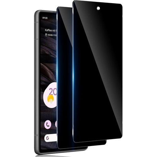 Vitre Protection Confidentialité Pour Google Pixel 7a (2 Pièces) - Verre Trempé Anti-Espion 9h, Anti-Rayures, Haute Sensibilité, Hydrophobe Et Oléophobe