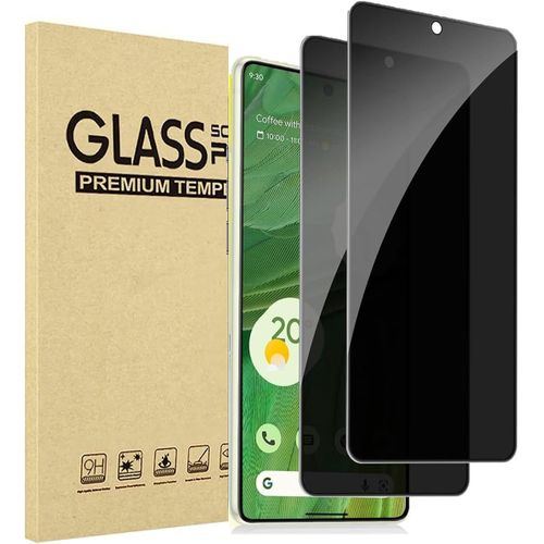 CAUC-Verre Trempé Anti-Espion Compatible avec Google Pixel 7, [2 pièces] Privacy Protection D'écran pour Pixel 7 Couverture Complète Film Protecteur Vitre Dureté 9H Privé Protecteur