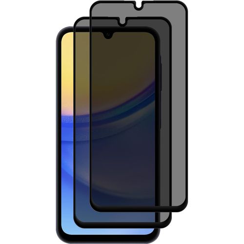KAL-2 Pièces Verre Trempé Anti-Espion Pour Samsung Galaxy A15 5G, Dureté 9H, Anti-Rayures, Ultra Hd Privacy Film Protection Écran Pour Samsung Galaxy A15 5G