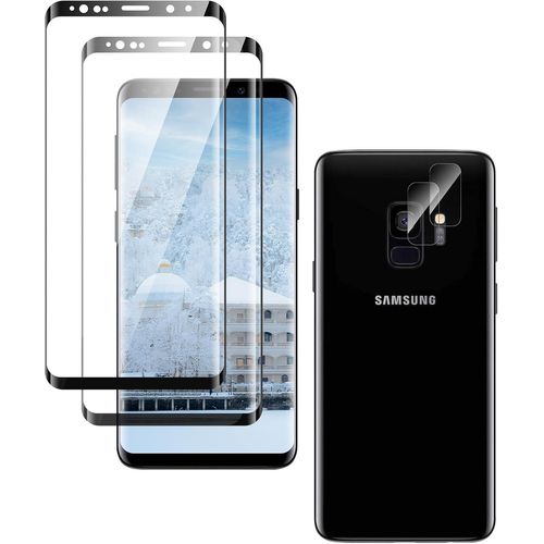 VERRE TREMPÉ POUR SAMSUNG GALAXY S9 2+2 PIÈCES PLEIN ÉCRAN FILM PROTECTION ÉCRAN [SENSIBLE AU TOUCHER][BORD À BORD][AFFAIRE CLASSÉE][SANS BULLE][ANTI-SCRATCH][ULTRA HD]
