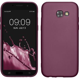 SJZG-Housse Compatible Avec Samsung Galaxy A5 (2017) Coque - Housse De Téléphone Protection Souple En Tpu - Lavande Métallique