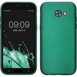 Housse Compatible Avec Samsung Galaxy A5 (2017) Coque - Housse De Téléphone Protection Souple En Tpu - Vert Métallique[PRO52908038]